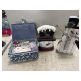 Sewing Kit and Winter Decor