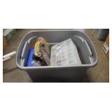 Box Lot Of Assorted Craft Supplies & More