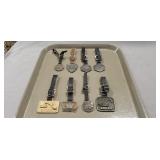 (8) Vintage Watch Fobs