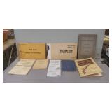 Tray Of Assorted Military Manuals, Price Guides &