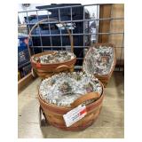 (3) Longaberger Baskets