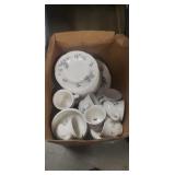 Box Lot Of Assorted Pfaltzgraff Dishware