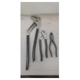 (3) Assorted Pliers