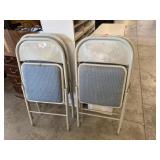 Padded Folding Chairs (4)