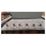 (6) Vintage Low Ball/Whiskey Glasses