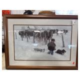 Rural Winter Themed Artwork