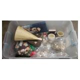 Box Lot Of Assorted Christmas, Snowman, Winter