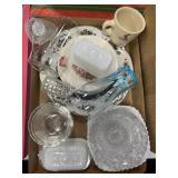 Tray of Dishes and Glassware