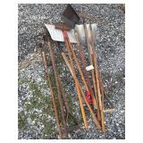 Shovels, Fork, Rakes, etc