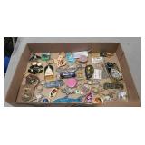 Tray Of Assorted Key Chains