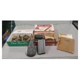 Box Of Assorted Items Including Cigar Box Of 308