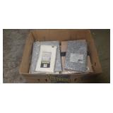Box Lot Of Assorted Table Cloths, Window Swag &