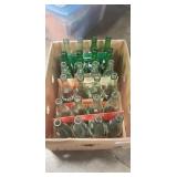 Box Lot Of Coca-Cola & Sprite Glass Soda Bottles