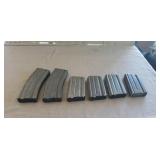 (6) Rifle Magazines (5.56mm)
