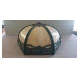 Vintage Metal Frame/Stain Glass Lamp Shade (14"