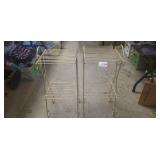 (2) Metal Plant Stands,(12"ï¿½12"ï¿½28")