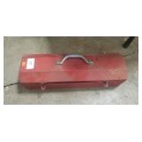 (1) Metal Tool Box w/ Assorted Tools
