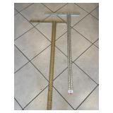 2 Carpenter T Squares