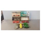 (3) Vintage 1/32 Scale Slot Cars, (2) Additional