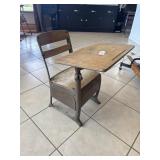 Vtg School Desk