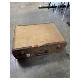 Vtg Suitcase w/Concrete Tools
