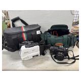 Vtg Zenith Video Camera, Canon T50 Camera