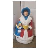 (1) Christmas Caroler Blow Mold (33" Tall)