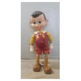 Vintage Pinocchio Wooden Jointed Doll (10" Tall)