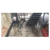 (2) Metal Plant Stands