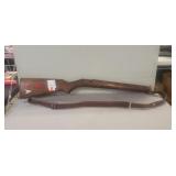 (1) Wooden Rifle Stock