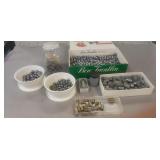 Tray Of Assorted Steel Balls, Bullets, Ammo &