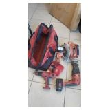 Duffle Bag Of Assorted Milwaukee Cordless Tools,