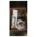Box Lot Of Assorted Model Train Accessories