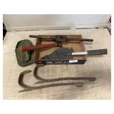 Vtg Lineman Spikes, Shovel/Hatchet, & More