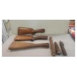 Box Lot Of Assorted Wooden Rifle Butt Stocks &