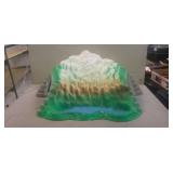 (1) Styrofoam Model Train Tunnel & (4) Pieces Of