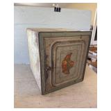 Vtg Tin Food Storage Cabinet