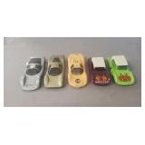 (5) Vintage 1/32 Scale Slot Car Bodies
