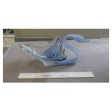 (1) Vintage Art Glass Swan