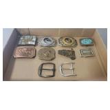 (10) Assorted Belt Buckles