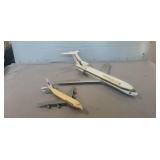 (2) Plastic Aircraft Models