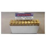 (20) Rounds 6,5x52 / 6.5 Carcano Ammo