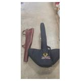(1) Leather Rifle Sheath & (1) Soft Sided