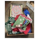 Box Lot of Christmas Items