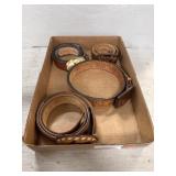 Leather Belts w/Buckles
