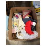 Box Lot of Needlework Items