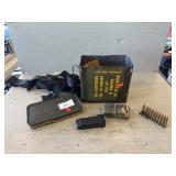 Vtg Ammo Box w/Shotshells, .357 Sig Ammo, .32LC