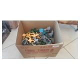Box Lot Of Assorted Plastic Toy Figurines