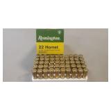 (50) Rounds 22 Hornet Ammo