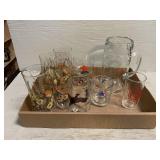 Assorted Illustrated Glassware